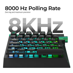 Lemokey L0 HE One Handed Magnetic Switch Gaming Keyboard